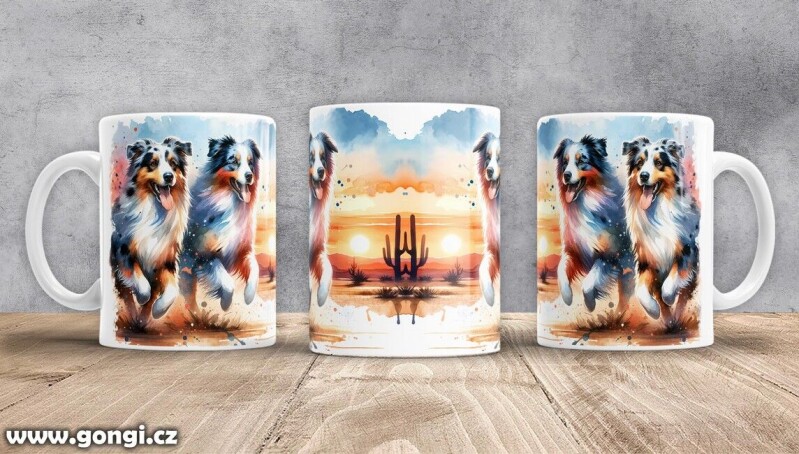 Hrnek - 0201 - Australský ovčák